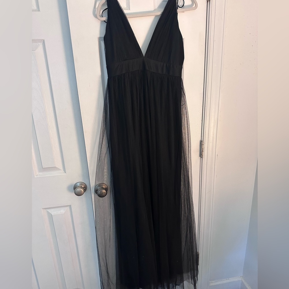 Black western formal dress